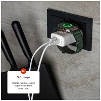Síťová nabíječka FIXED Power Socket, 33W, bílá