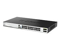 D-Link DXS-3130-28/E 28-Port 10G Multi-Gigabit Layer 3 Stackable Managed Switch with 25G Uplinks