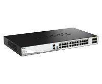 D-Link DXS-3130-28/E 28-Port 10G Multi-Gigabit Layer 3 Stackable Managed Switch with 25G Uplinks