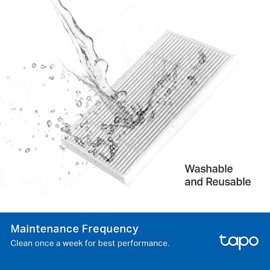 Tapo RVA500 Tapo Robot Vacuum 2-in-1 Dustbin & Water Tank