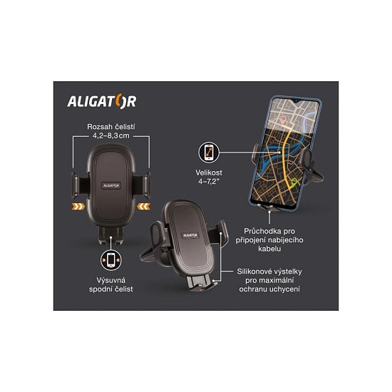 ALIGATOR Držák HA20 do ventilační mřížky, univerzá