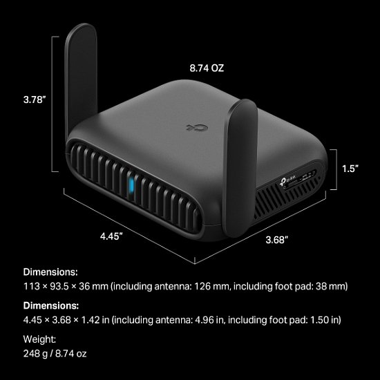 TP-LINK TL-WR3602BE BE3600 WiFi7 Pocket Router