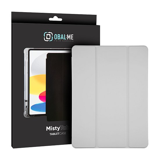 OBAL:ME MistyTab Pouzdro pro Samsung Galaxy Tab S10 Lite/S9/S9 FE/S10 FE Light Gray
