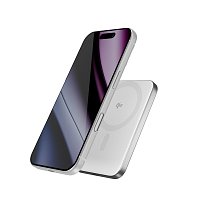 Epico Qi2 5000mAh Alu Mag+ PowerBanka EM51 - stříbrná