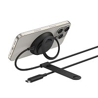 BELKIN ULTRACHARGE Qi2 25W podložka se stojanem bez adaptéru černá