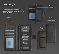 ALIGATOR Pouzdro Flexibook vel.6
