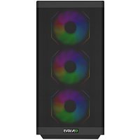 EVOLVEO Scorpio, Big Tower/4x ARGB/sklo+mřížka