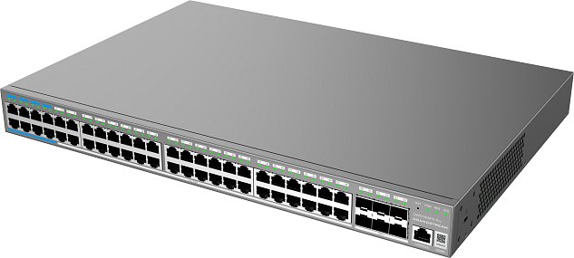 Grandstream GWN7806PH Pro L2++ Managed switch, 48x 1Gb RJ45, PoE++, 6x SFP+, stacking