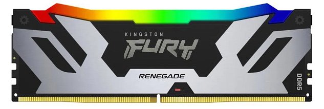Kingston FURY Renegade/DDR5/16/7200MHz/CL38/1x16GB/RGB/Black/Silv