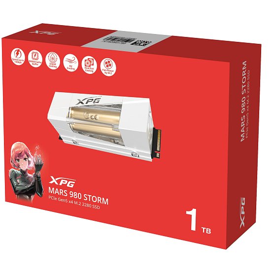 ADATA SSD 1TB XPG MARS 980 STORM Gen5x4 ADATA SSD 1TB XPG MARS 980 STORM Gen5x4