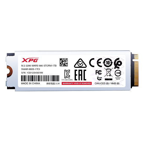 ADATA SSD 1TB XPG MARS 980 STORM Gen5x4 ADATA SSD 1TB XPG MARS 980 STORM Gen5x4