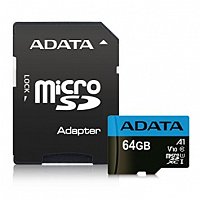 ADATA MicroSDXC 64GB UHS-I 100/25MB/s + adapter