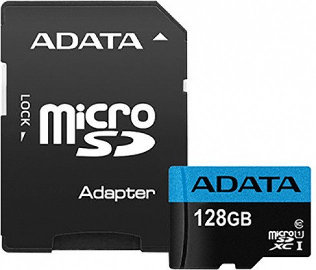 ADATA MicroSDXC 128GB UHS-I 100/25MB/s + adapter