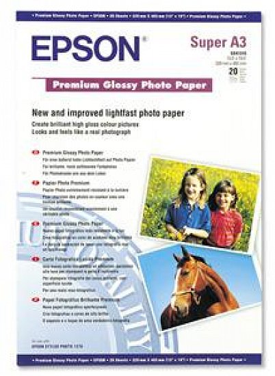 Prem.Glossy Photo Paper, DIN A3+, 255g/m?, 20listu