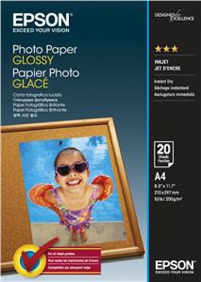 EPSON Photo Paper Glossy A4 20 listů