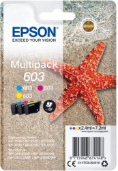 Epson multipack 3-colours 603, Cyan, Magenta, Yellow