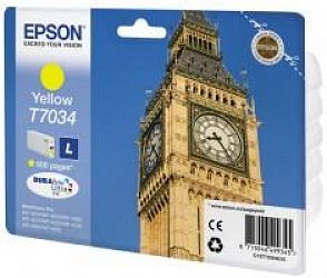 WP4000/4500 Series Ink Cartridge L Yellow 0.8k WP4000/4500 Series Ink Cartridge L Yellow 0.8k