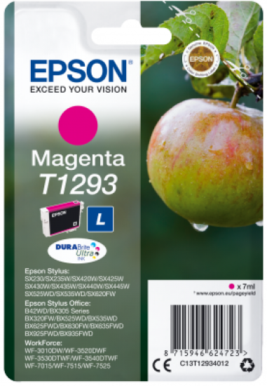 Epson Singlepack Magenta T1293 DURABrite Ultra Ink