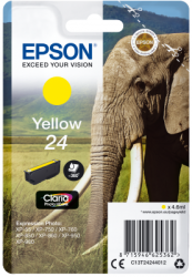 Epson Singlepack Yellow 24 Claria Photo HD Ink Epson Singlepack Yellow 24 Claria Photo HD Ink