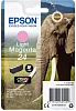 Epson Singlepack Light Magenta 24 Claira Photo Ink