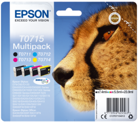 Epson Multipack 4-colours T0715 DURABrite UltraInk