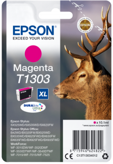 Epson Singlepack Magenta T1303 DURABrite Ultra Ink