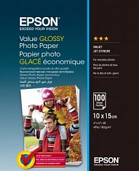 EPSON Value Glossy Photo Paper 10x15cm 100 sheet