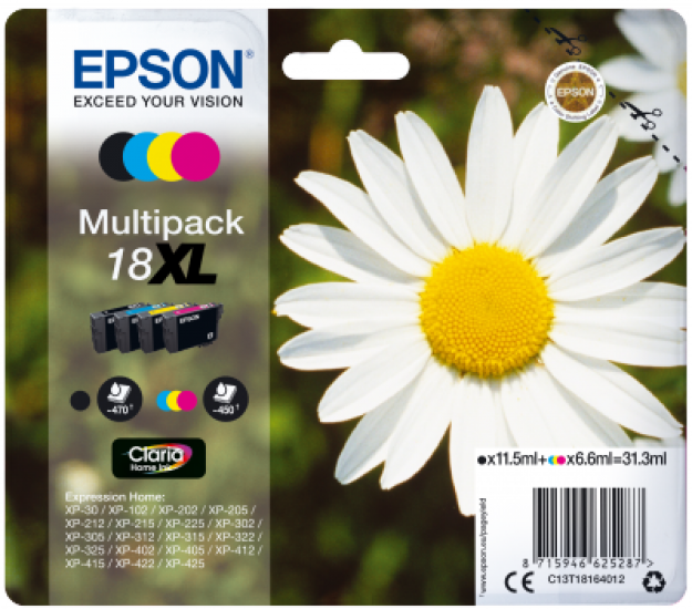 Epson Multipack 4-colours 18XL Claria Home Ink