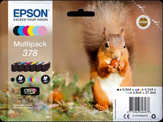 Epson Multipack 6-colours 378 Claria Photo HD Ink