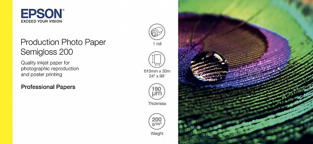 EPSON Production Photo Paper Semigloss 200 24