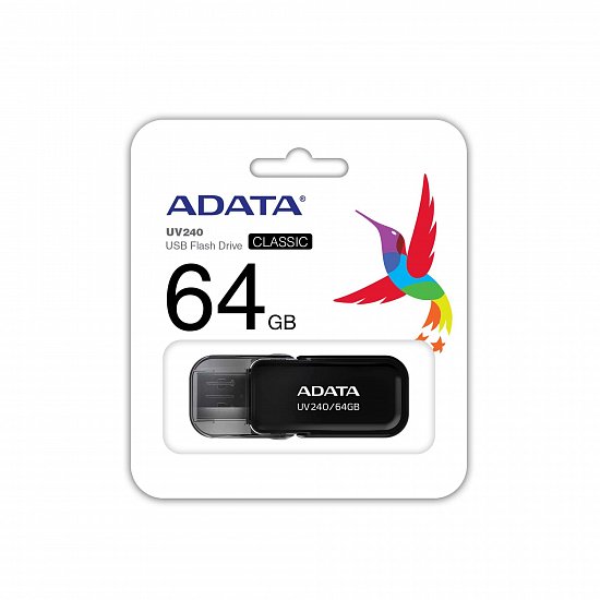 32GB ADATA UV240 USB black  (vhodné pro potisk)