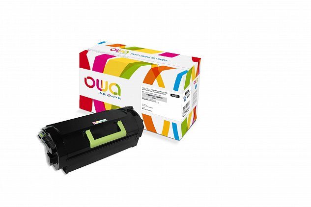 OWA Armor toner pro LEXMARK 52D2H00, černá/black