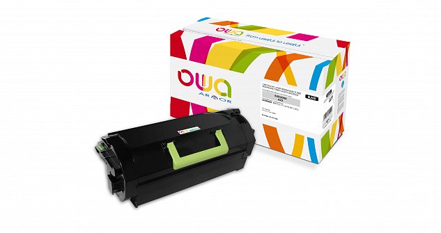 OWA Armor toner pro LEXMARK 62D2000, černá/black