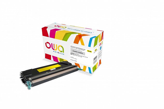 OWA Armor toner pro LEXMARK C5240YH, žlutá/yellow