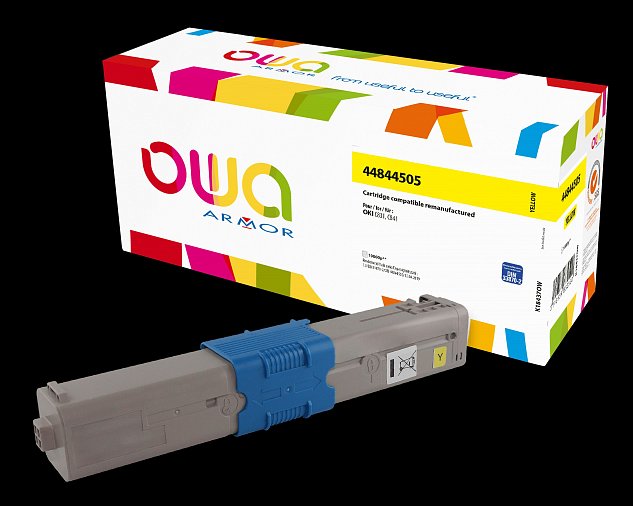 OWA Armor toner pro OKI 44844505, žlutá/yellow