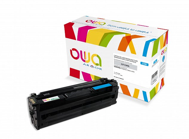 OWA Armor toner pro SAMSUNG CLT-C505L, modrá/cyan