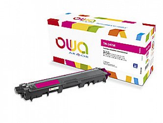 OWA Armor toner pro BROTHER TN-247M, červená/mag.