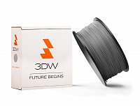 3DW - PLA filament 1,75mm stříbrná, 0,5kg,tisk 190-210°C