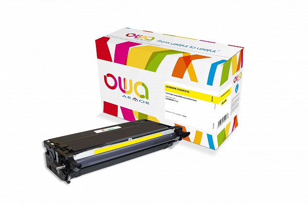 OWA Armor toner pro LEXMARK X560H2YG, žlutá/yellow