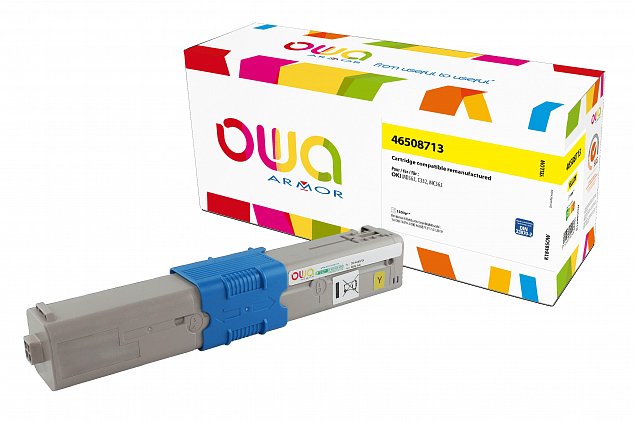 OWA Armor toner pro OKI 46508713,žlutá/yellow