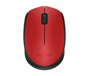 promo myš Logitech Wireless Mouse M171, červená