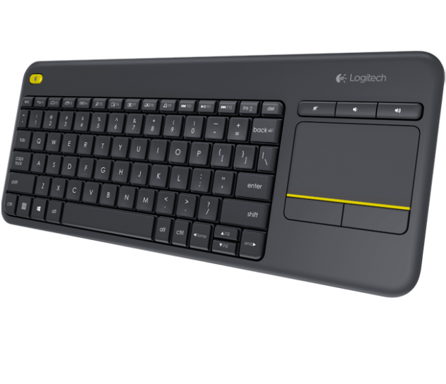 Logitech Wireless Touch Keyboard K400 plus, USB,CZ