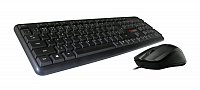 Klávesnice C-TECH KBM-102, drátový combo set s myší, USB, CZ/SK