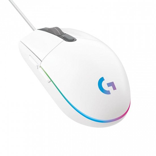 myš Logitech G203 2nd Gen LIGHTSYNC Gaming Mouse - WHITE - USB