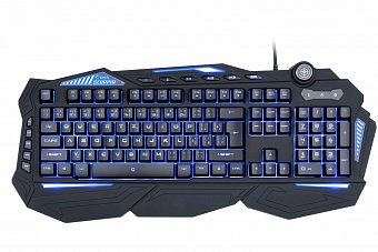 Herní klávesnice C-TECH Scorpia V2 (GKB-119), pro gaming, CZ/SK, 7 barev podsvícení, programovatelná