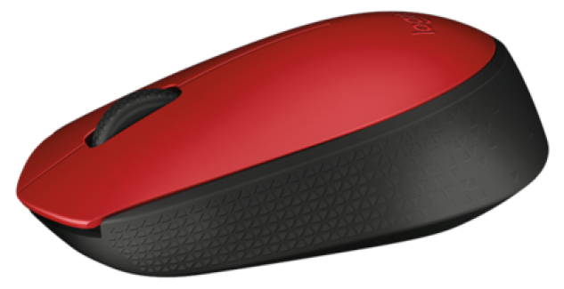 promo myš Logitech Wireless Mouse M171, červená