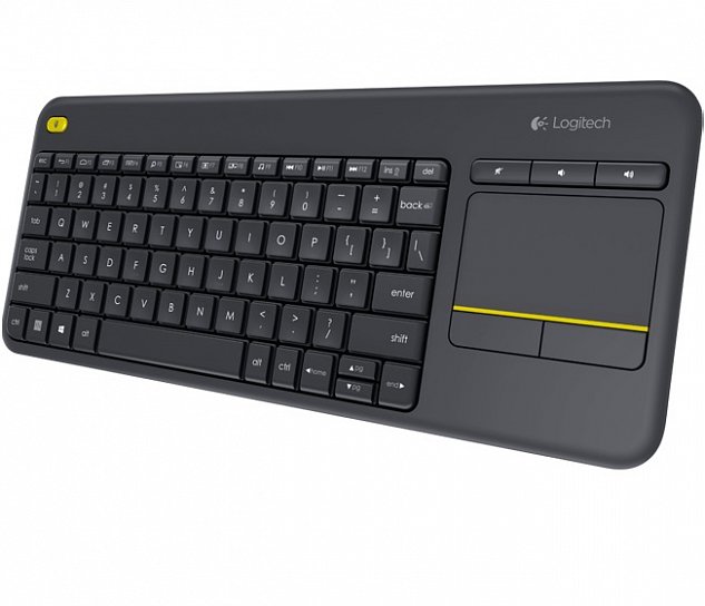 Logitech Wireless Touch Keyboard K400 plus, USB,US