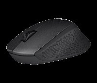 myš Logitech Wireless Mouse M330 silent plus, čern