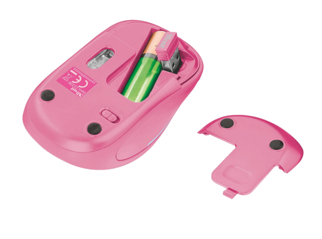 myš TRUST Yvi FX Wireless Mouse - pink