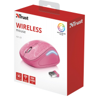 myš TRUST Yvi FX Wireless Mouse - pink